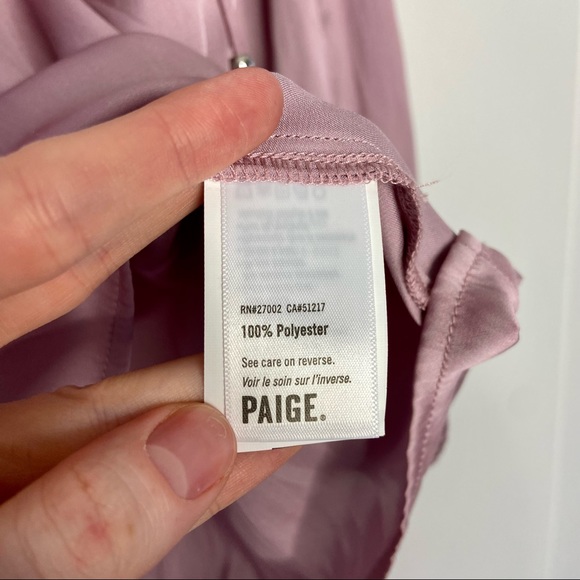 PAIGE  | Kaylynn Top In Mauve Shadows Pink Pheasant Career, Large - Picture 7 of 8